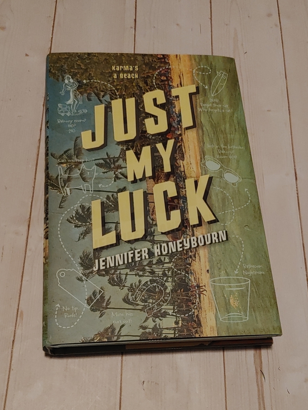 Just My Luck Teen Young Adult Novel Book By Jennifer Honeybourn
